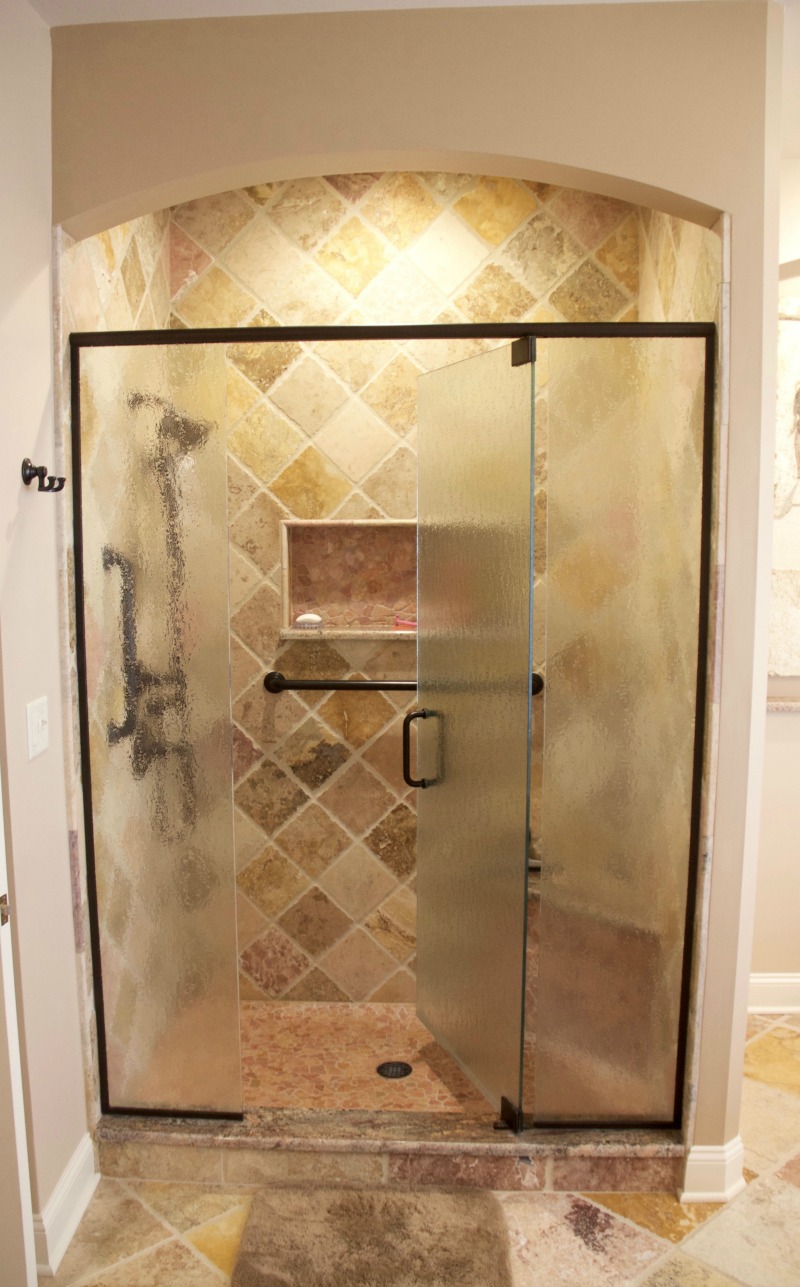 glass walls for showers