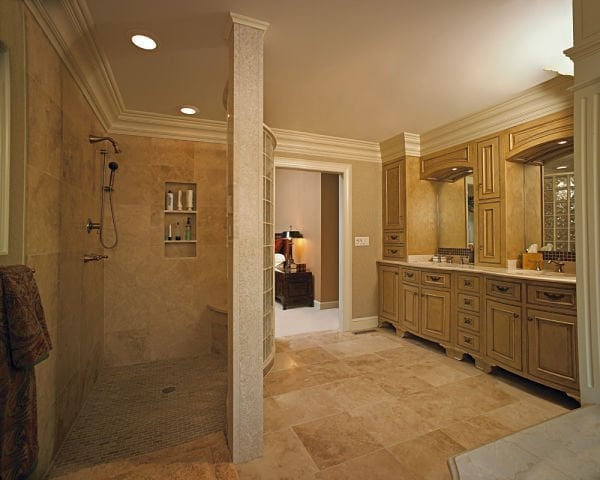 Slip-Resistant Bathroom Flooring and Shower Base Options